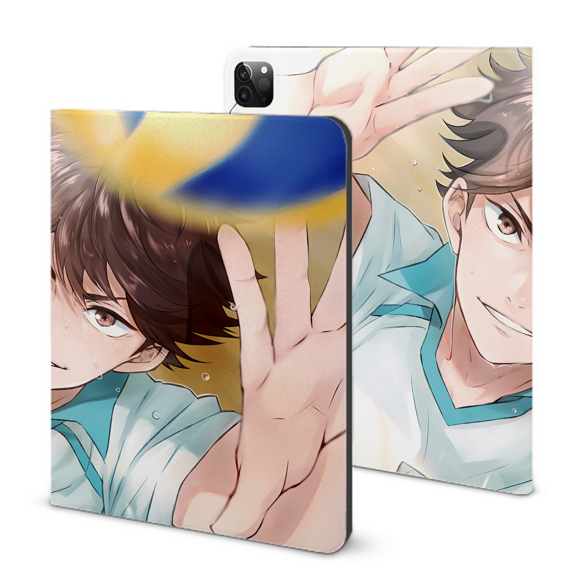 （画像用） ハイキュー!! Haikyu!! IPadケース ペンホルダー付き ブックスタイルデザイン